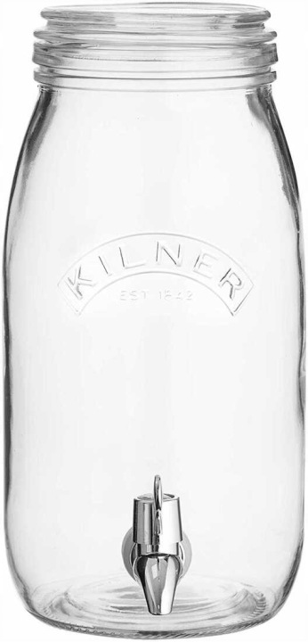 Skleněný nápojový soudek, 3 l