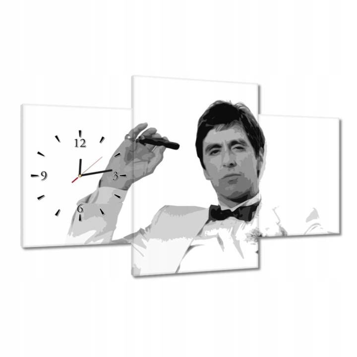 Hodiny 100x60 Scarface Al Pacino