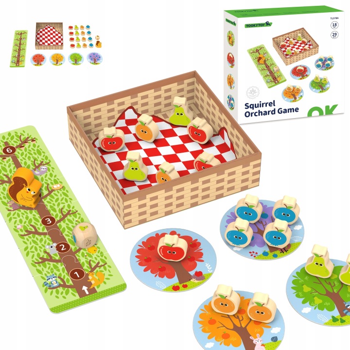 WIEWIÓRKA W SADZIE GRA PLANSZOWA RODZINNA TOOKY TOY