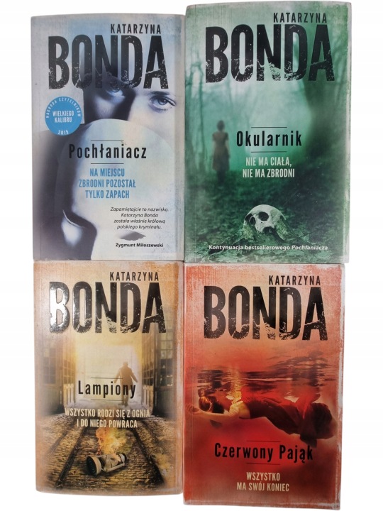 Zdjęcie egzemplarza: Cztery żywioły Saszy Załuskiej tomy 1-4 / Katarzyna Bonda zestaw