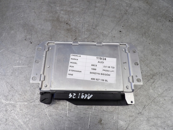 Audi A6 C5 2,5 TDI Unité de contrôle Boîte de vitesse Engrenage 4B0927156BL 0260002514