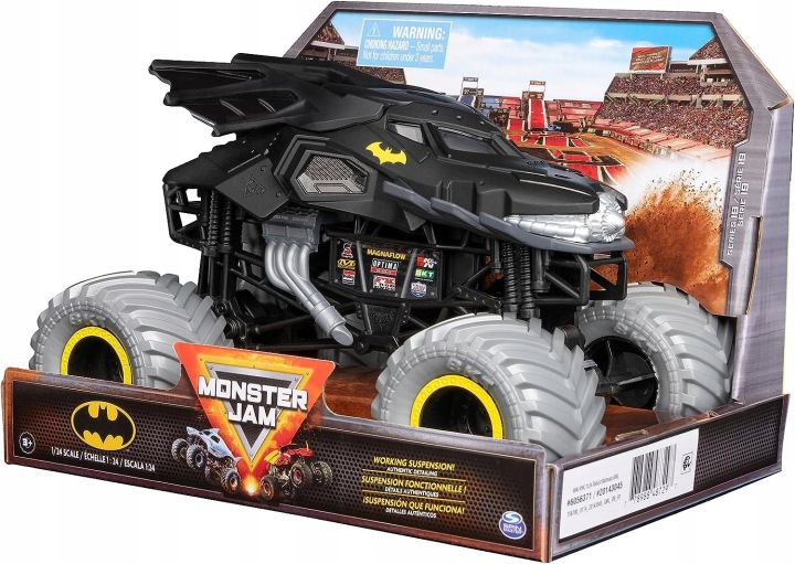 BATMAN Позашляховик Spin Master Monster Jam Batman 1:24 — фото 7