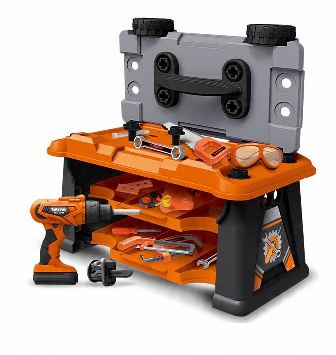 DIY WORKSHOP FOR CHILDREN BOX SET WITH TOOLS SCREWDRIVER Brand click4TOYS