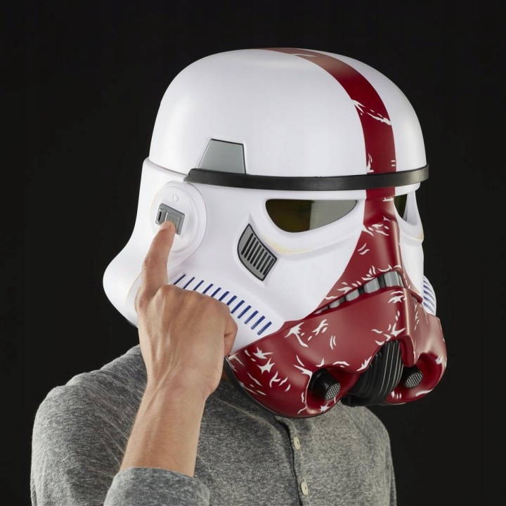 Star wars - the black series - imperial incinerator trooper електронний helm — фото 4