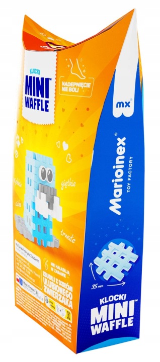 MARIOINEX міні WAFFLE конструктор фігурка POCKET PETS морж 25 ел. — фото 5