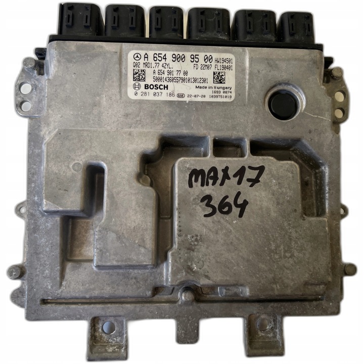 MERCEDES SPRINTER 2.0 CDI A6549009500 A6549017700 0281037186 computer ECU