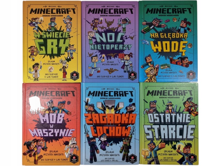 Zdjęcie egzemplarza: Kroniki Woodsword 1-6 / Minecraft / Nick Eliopulos / Luck Flowers