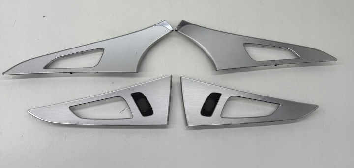 AUDI A6 C7 mouldings dekory door SZCZOTKOWANE aluminium 4X KOMPLET!