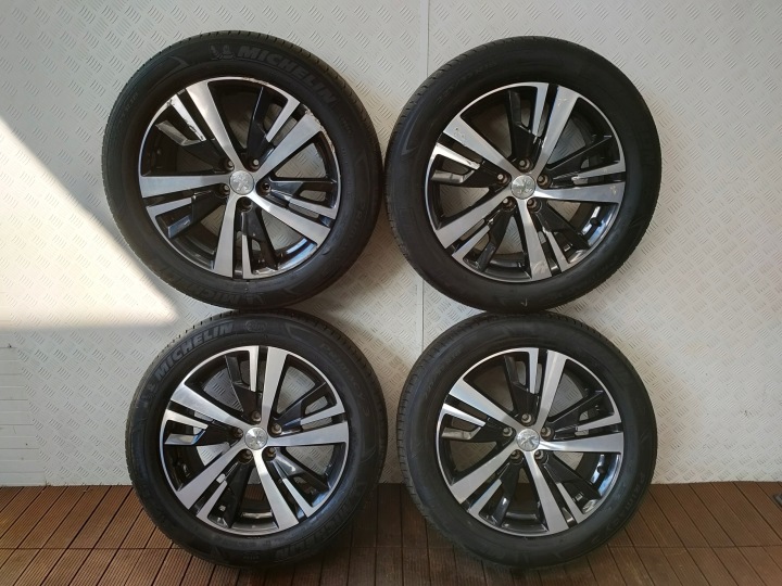 PEUGEOT 3008 CERCHI RUOTE ruote 18 225/55R18 5x108 MICHELIN 2018r LATO KOMPLET