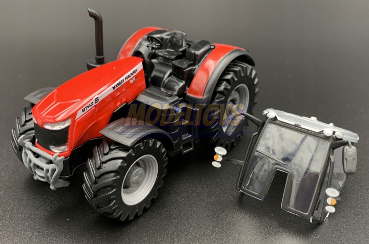 BBURAGO FARM трактор метал MASSEY FERGUSON 8740S — фото 4