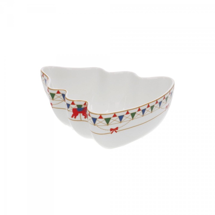 Miska ve tvaru vánočního stromku 20 cm Xmas Carousel Rose&Tulipani