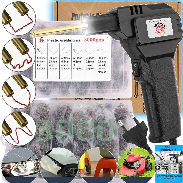 Sešívačka Svářečka Plastů XC-50 3200 Sponek RS28 RS26