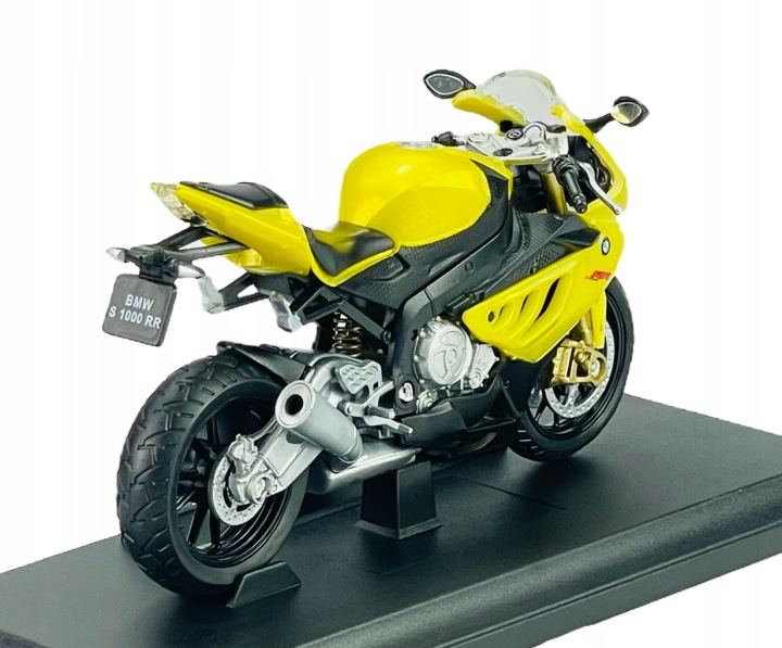 BMW S1000 RR модель WELLY мотоцикл гонщик 1:18 — фото 2