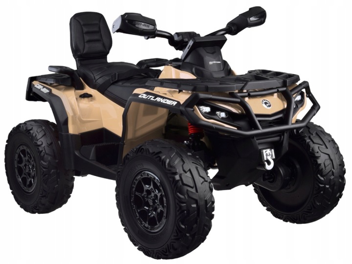 Квадроцикл на акумулятор для дітей 2 осіб CAN-AM OUTLANDER 4x4 Панель LED PA0326 — фото 11