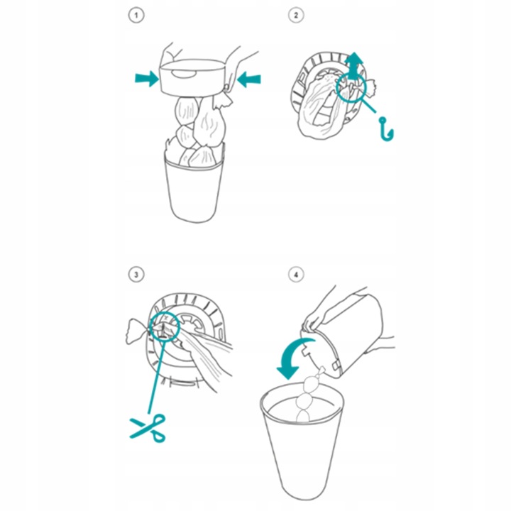 Вкладиш для кошика Tommee Tippee Sangenic Twist & Click 6 шт. — фото 4