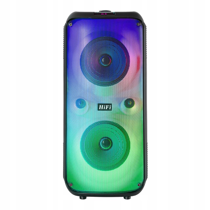 Wireless Bluetooth Speaker Mobile FM Column + Remote Control Karaoke Microphone Functions karaoke function receiving calls audio files support FM radio control with a smartphone