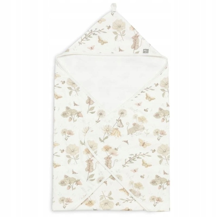 Jollein рушник з капюшончиком для Немовляти 75x75 см DREAMY MOUSE — фото 4