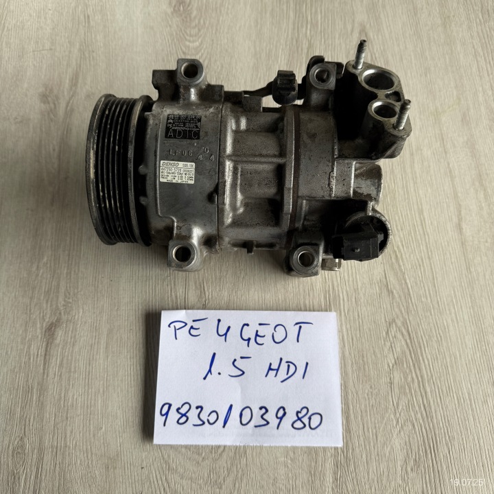 Compresseur Pompe Climatisateur air conditionné Compresseur CITROEN PEUGEOT 1.5 HDI 9830103980