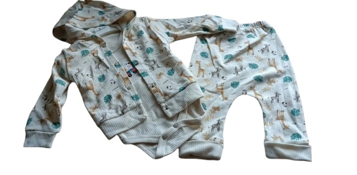 Komplet dres niemowlęcy bluza body spodnie — zdjęcie 6