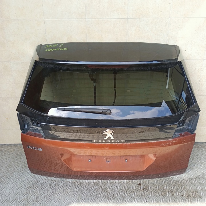 Malle / hayon coffre porte arrière PEUGEOT 3008 II KAMERA