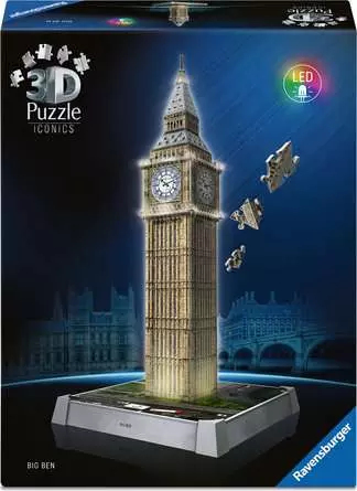 Ravensburger Iconics: Big Ben (Серія нічна)