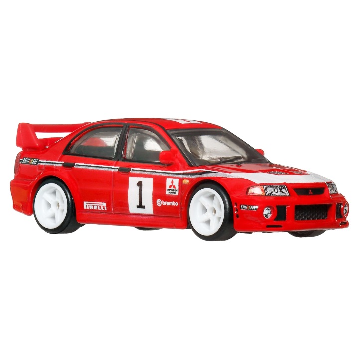 Авто hot wheels преміум mitsubishi lancer evolution vi thrill climbers (виставковий) — фото 3
