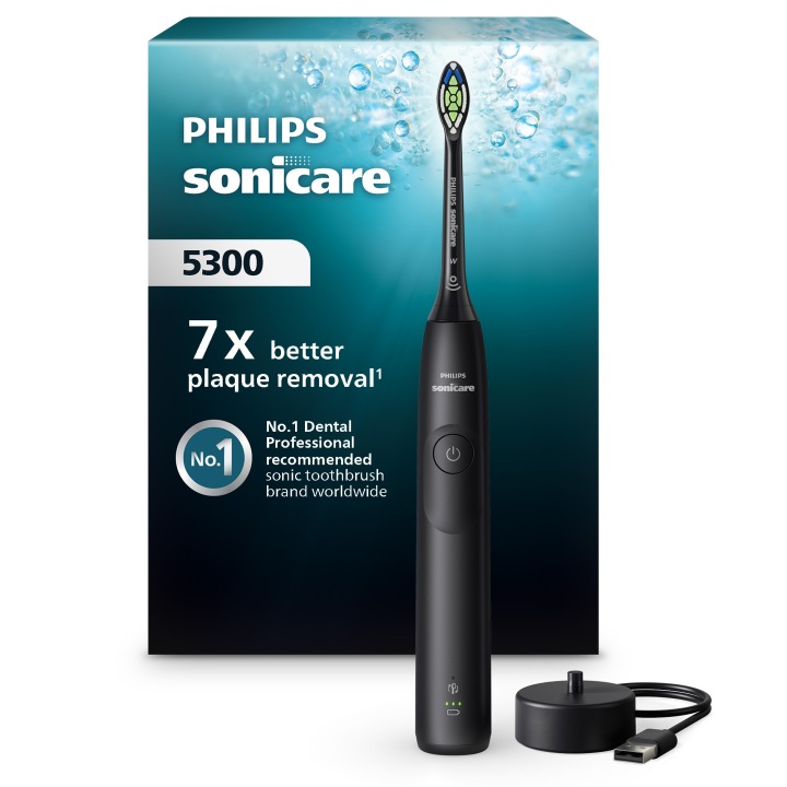 Уцінка Звукова зубна щітка Philips Sonicare HX7101/01 акумуляторна чорна — фото 3