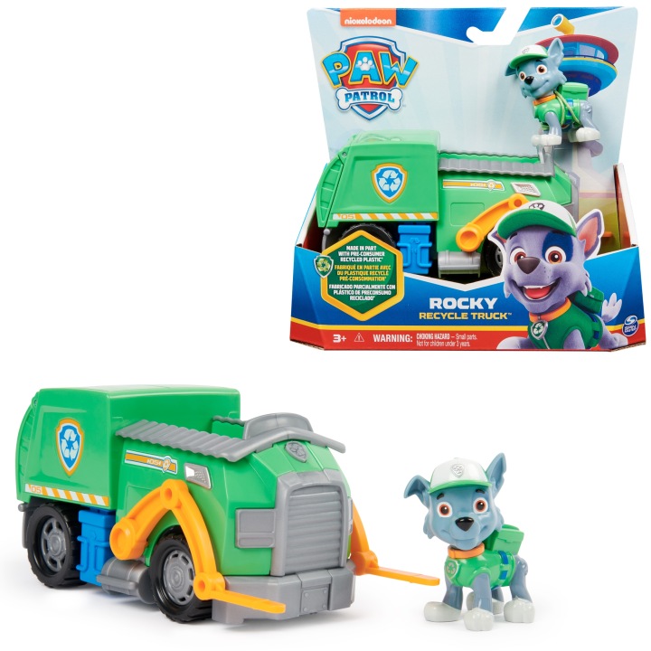 PSI PATROL RECYCLE TRUCK транспортний засіб сміттєвоз з фігуркою Rocky 6071213 — фото 7