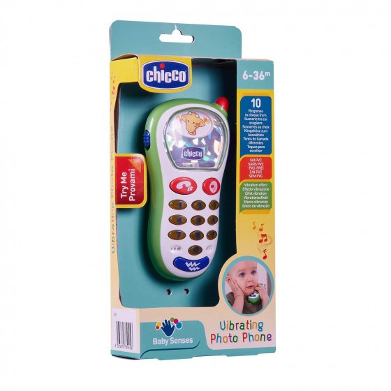 Baby Senses. Перші іграшки. Телефон з камерою фотографічним Chicco — фото 3