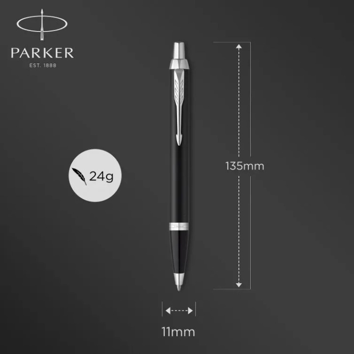 Ручка PARKER IM Essential Матовий чорний CT — фото 12