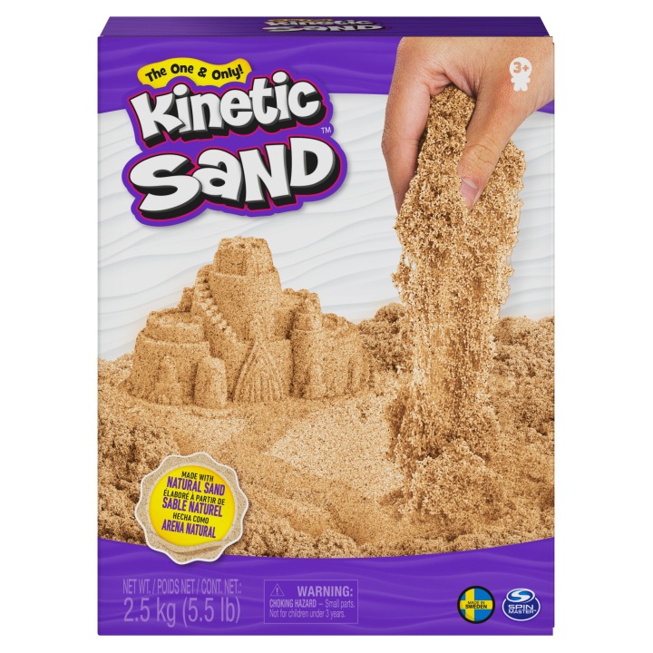 KINETIC SAND пісок кінетичний коричневий пляжний 2,5 кг — фото 14