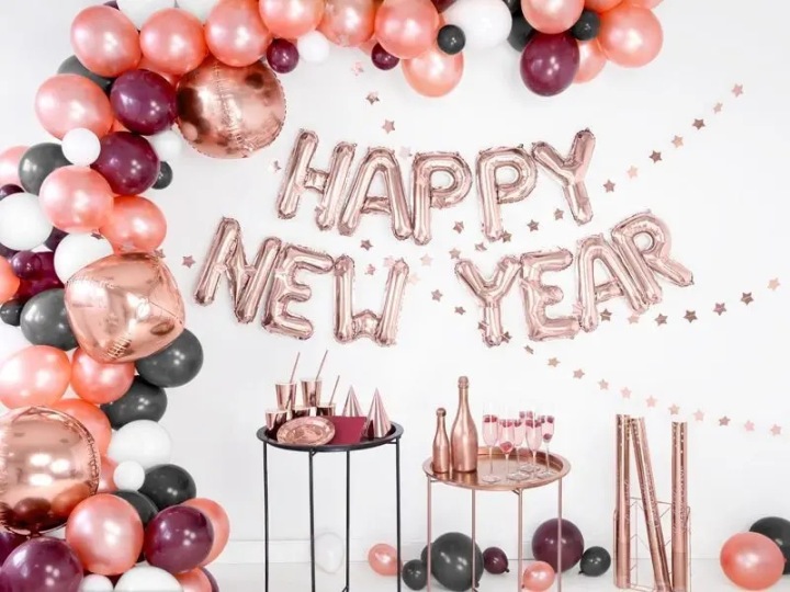 Тарілочки одноразові PartyDeco рожеве золото паперове 23 см 6 шт. — фото 8