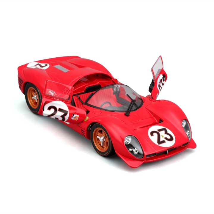 Ferrari 330 P4 #23 Daytona 1967 л. Bandini C. Amon 1:24 Bburago 18-26310 — фото 6