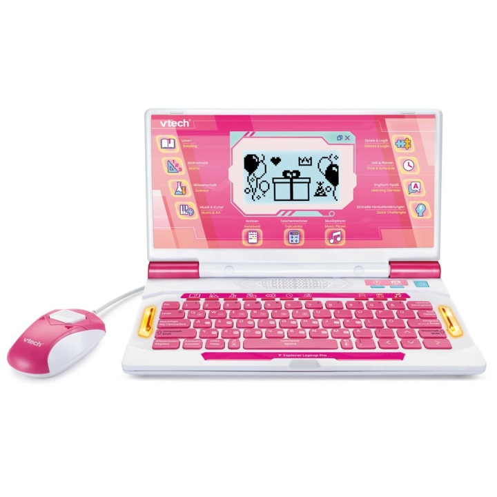 VTECH LearnBook Pro Комп'ютер розвивальний рожевий (Англійська Версія)