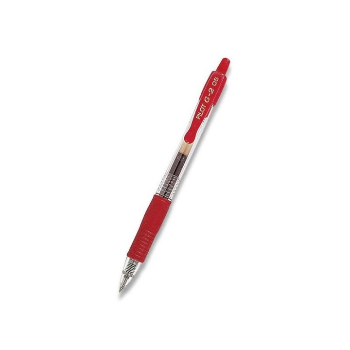 Ручка автоматична гелева Pilot G2 Червоний BL-G2-5-R — фото 4