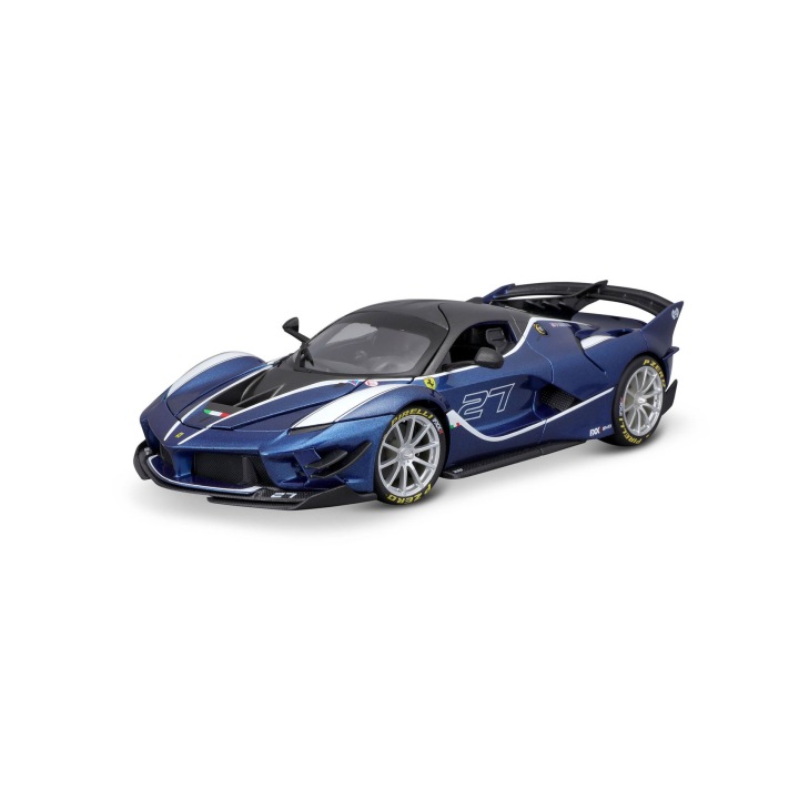 BBURAGO 1:18 FERRARI FXX-K EVO синій металева модель — фото 12