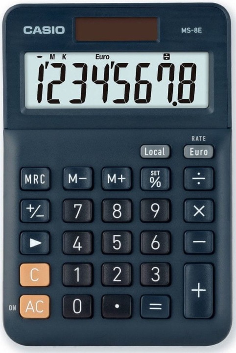 Калькулятор офісний CASIO KALKULATOR 8 CYFROWY MS-8E — фото 4