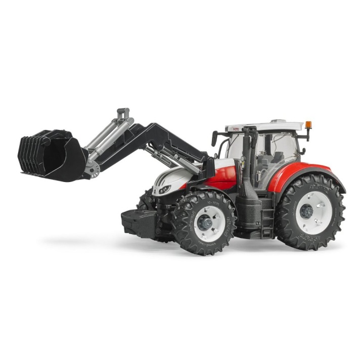 BRUDER 03181 трактор трактор STEYR 6300 TERRUS CVT з навантажувачем фронтальним — фото 7