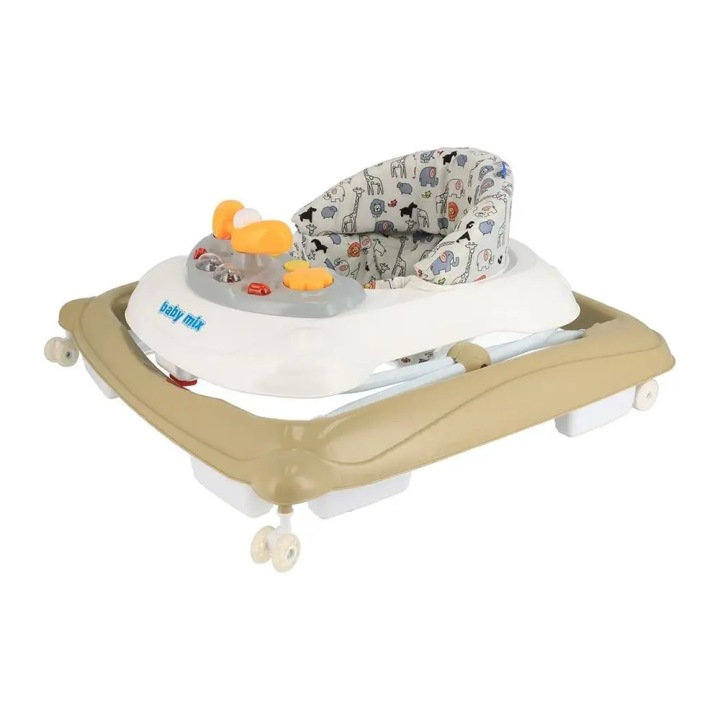 Ходунки дитячі з кермом і силіконовими колесами Baby Mix 47977 — фото 10