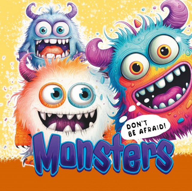 Розмальовка жорстка Monsters Монстри Fresh