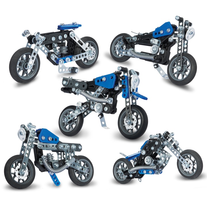 MECCANO 5 модель набір мотоцикл набір для будівництва транспортного засобу 174 шт. — фото 8
