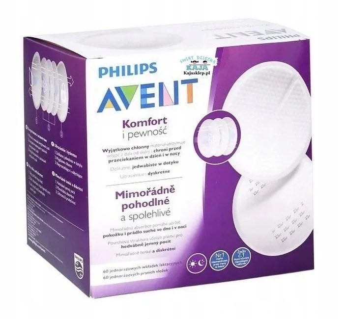 Вкладиші лактаційні PHILIPS AVENT SCF254/61 одноразові 60 шт. — фото 5