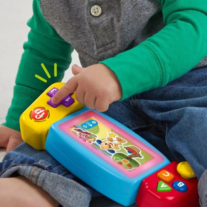 FISHER PRICE інтерактивна іграшка консоль маленького гравця екран з кнопками — фото 11