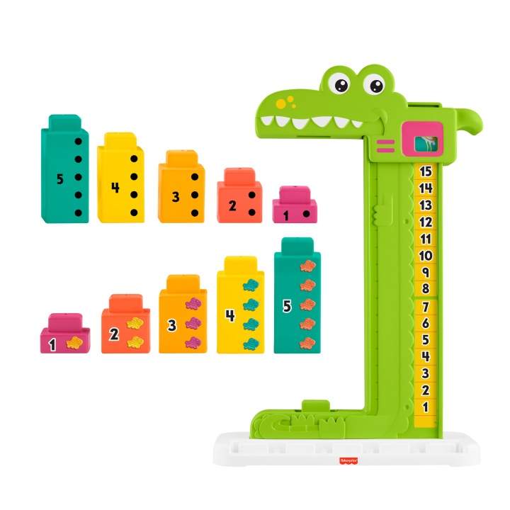 FISHER PRICE Алігатор Навчання лічбі іграшка розвивальна для дітей +3 роки — фото 4