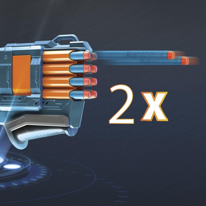 Пістолет дробовик NERF ELITE 2.0 WARDEN подвійний постріл + 16 стрілок HASBRO — фото 8