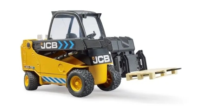 Візок JCB з навантажувачем телескопічний і піддоном Bruder 02512 — фото 7