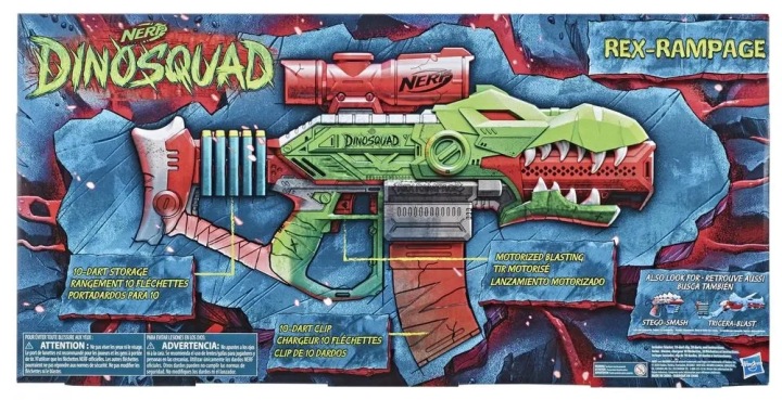 Пускова установка Nerf DinoSquad Rex-Rampage F0807 — фото 9