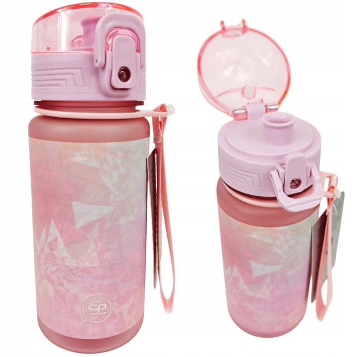 Пляшка CoolPack BRISK Міні TIE DYE 400 мл пастельний рожевий — фото 3