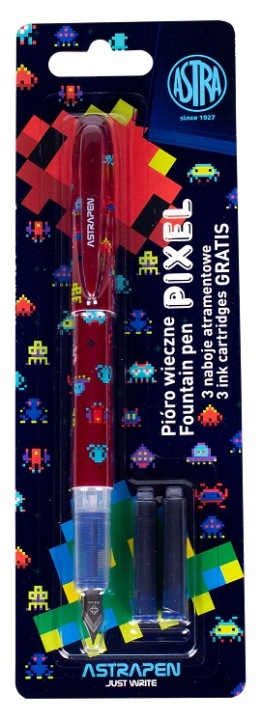 Перова ручка перо ASTRA PIXEL + 3 патрони — фото 4