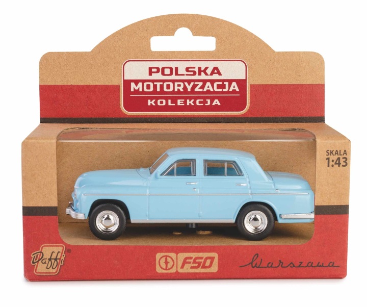 Авто металеве PRL варшава 223 синя модель 1:43 DAFFI 115668 — фото 4